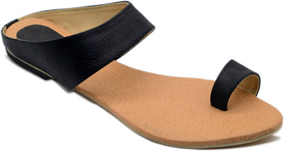 

Myra Women Toe Ring Black Flats