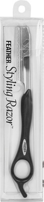 

Feather Original Black Styling Professional Haircutting Razor - Made in Japan