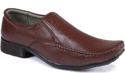 

Xtreme Mens Brown Synthetic Leather Formal Shoes Slip On For Men(Brown