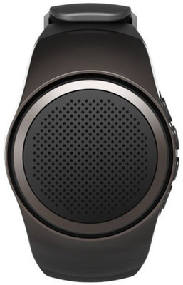

ShopyBucket B20 Sports MP3 Music Player Watch Portable Wireless Bluetooth Speaker-1 Black Smartwatch(Black Strap Regular)