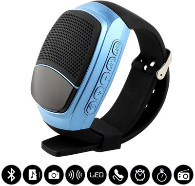 

ShopyBucket B90 Sports Bluetooth Wireless Speaker Multicolor Smartwatch-7 Blue Smartwatch(Blue Strap Regular)