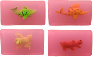 

Happy Baby Luxurious-Kids Soap in toys pink-soap-24(400 g, Pack of 4)