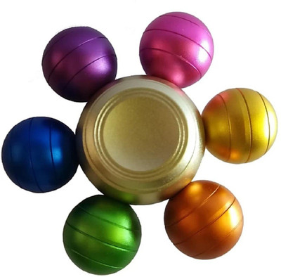 

Wishkey Colourful Metal Ball Design Fidget Hand Spinner (Multicolor)