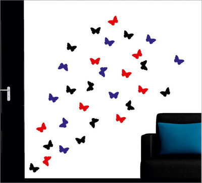 

Wall1ders  3D Acrylic Sticker Sticker(Pack of 30, Multicolor