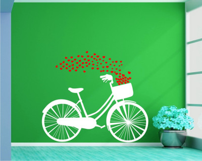 

Wall Guru  Home Décor wall Sticker(Pack of 1, White