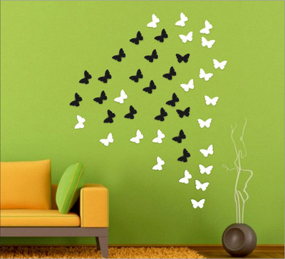 

Wall1ders  3D Acrylic Sticker Sticker(Pack of 40, Multicolor