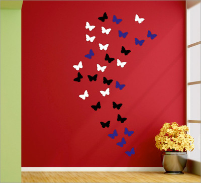 

Wall1ders  3D Acrylic Sticker Sticker(Pack of 30, Multicolor