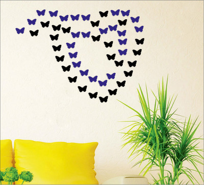 

Wall1ders  3D Acrylic Sticker Sticker(Pack of 50, Multicolor