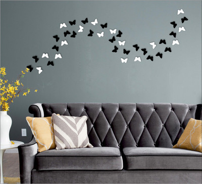 

Wall1ders  3D Acrylic Sticker Sticker(Pack of 40, Multicolor