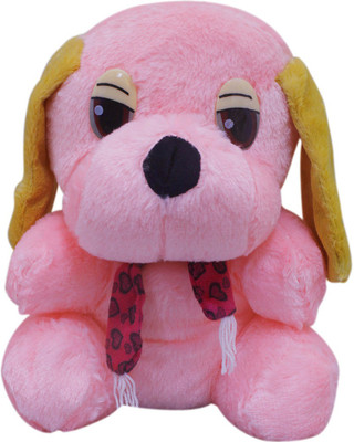 

Casotec Cute Dog Teddy Stuffed Soft Plush Soft Toy - 32 cm(Baby Pink / Pink)