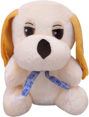 

Casotec Cute Dog Teddy Stuffed Soft Plush Soft Toy - 32 cm(Beige / Blue)