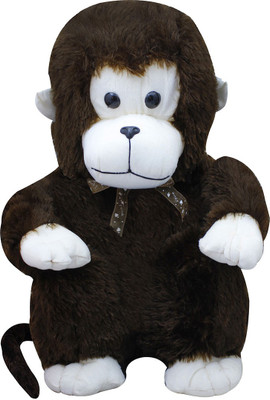 

Casotec Cute Stitting Monkey Stuffed Soft Plush Soft Toy - 52 cm(Black)