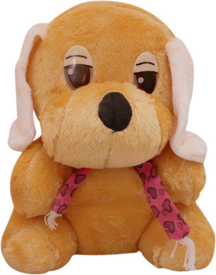

Casotec Cute Dog Teddy Stuffed Soft Plush Soft Toy - 32 cm(Brown / Pink)
