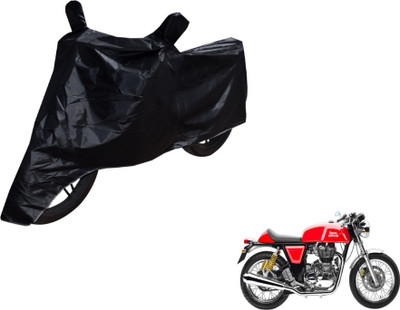 MOCKHE Two Wheeler Cover for Royal Enfield(Continental GT, Black)