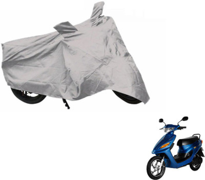 MOCKHE Two Wheeler Cover for Universal For Bike(Yo Electron, Silver)
