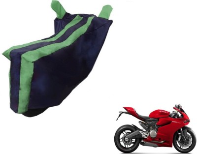 MOCKHE Two Wheeler Cover for Ducati(899 Panigale, Black, Green)