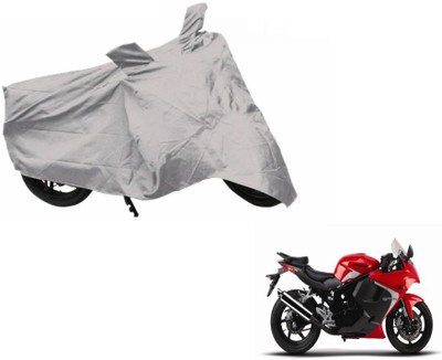 MOCKHE Two Wheeler Cover for Hyosung(GT250R, Silver)