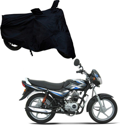 

Purpleheart Two Wheeler Cover for Bajaj(CT 100, Black)