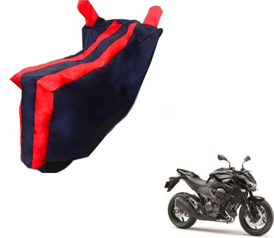 MOCKHE Two Wheeler Cover for Kawasaki(Z800, Black, Red)