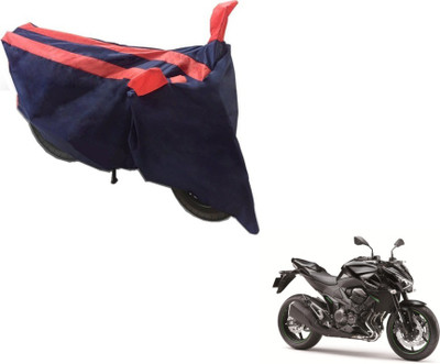 MOCKHE Two Wheeler Cover for Kawasaki(Z800, Black, Orange)