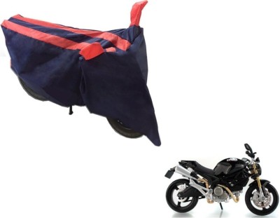 MOCKHE Two Wheeler Cover for Ducati(Monster 82, Black, Orange)