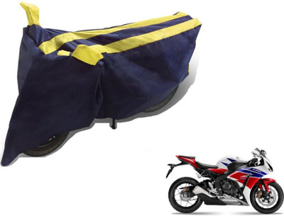 MOCKHE Two Wheeler Cover for Honda(CBR 1000RR, Black, Yellow)