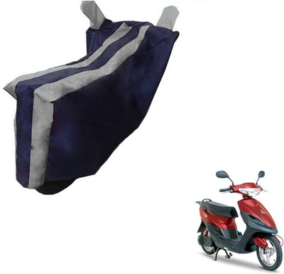 MOCKHE Two Wheeler Cover for Universal For Bike(Black, Silver)