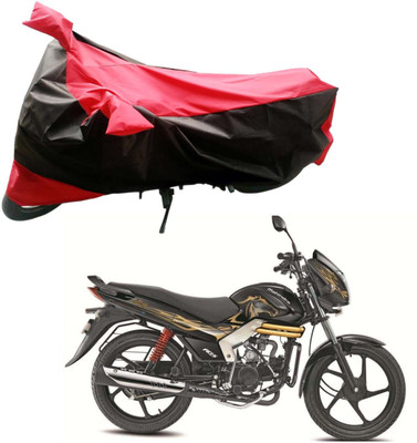 

Purpleheart Two Wheeler Cover for Mahindra(Centuro, Black, Red)
