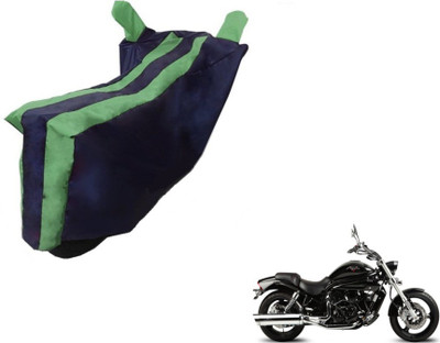 MOCKHE Two Wheeler Cover for Hyosung(Aquila Pro 650, Black, Green)