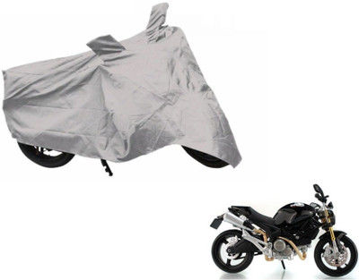MOCKHE Two Wheeler Cover for Ducati(Monster 821, Silver)