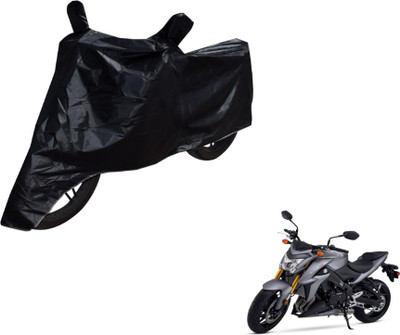 MOCKHE Two Wheeler Cover for Suzuki(GSX, Black)