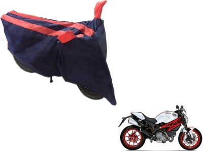 MOCKHE Two Wheeler Cover for Ducati(Monster 796 S2R, Black, Orange)