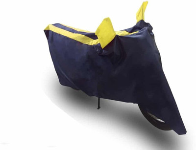MOCKHE Two Wheeler Cover for Universal For Bike(Black, Yellow)