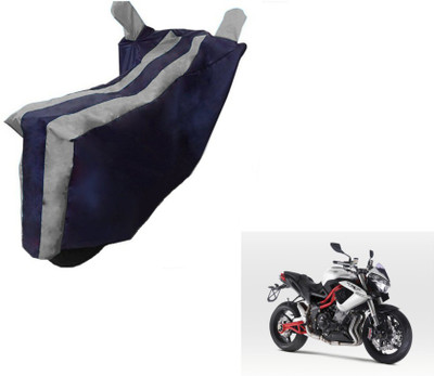 MOCKHE Two Wheeler Cover for DSK Benelli(TNT R, Black, Silver)