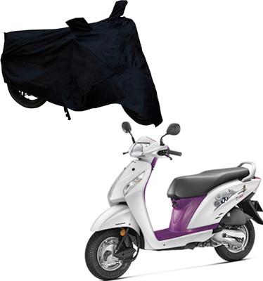 

Purpleheart Two Wheeler Cover for Honda(Activa i, Black)