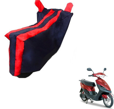 MOCKHE Two Wheeler Cover for Universal For Bike(Black, Red)