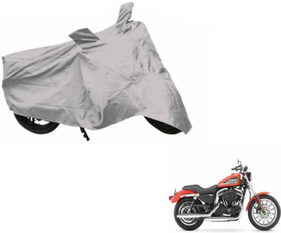 MOCKHE Two Wheeler Cover for Harley Davidson(XL 883, Silver)