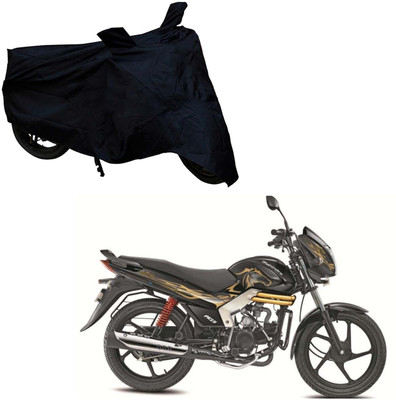 

Purpleheart Two Wheeler Cover for Mahindra(Centuro, Black)