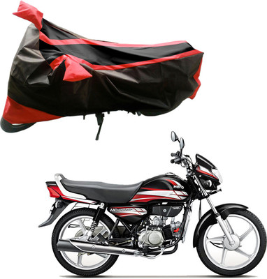 

Purpleheart Two Wheeler Cover for Hero(HF Deluxe, Black, Red)