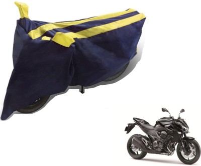 MOCKHE Two Wheeler Cover for Kawasaki(Z800, Black, Yellow)