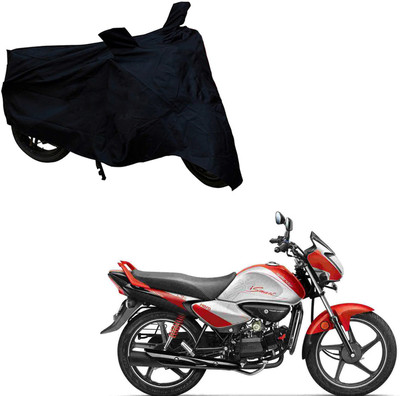 

Purpleheart Two Wheeler Cover for Hero(Super Splendor, Black)