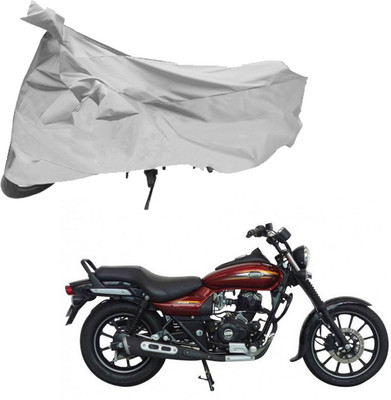 

Purpleheart Two Wheeler Cover for Bajaj(Avenger 150 Street, Silver)