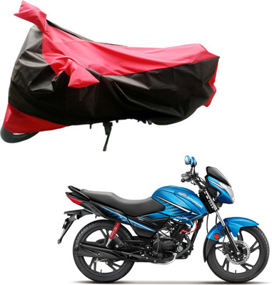 

Purpleheart Two Wheeler Cover for Hero(Glamour, Black, Red)