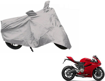 MOCKHE Two Wheeler Cover for Ducati(899 Panigale, Silver)