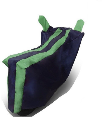 MOCKHE Two Wheeler Cover for Universal For Bike(Black, Green)