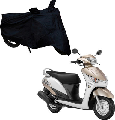 

Purpleheart Two Wheeler Cover for Yamaha(Ray Z, Black)