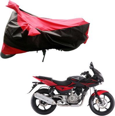 

Purpleheart Two Wheeler Cover for Bajaj(Pulsar 220 DTS-i, Black, Red)