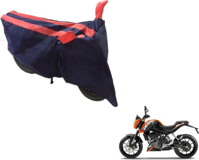 MOCKHE Two Wheeler Cover for KTM(Black, Orange)