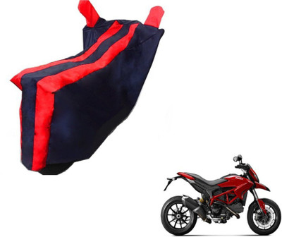 MOCKHE Two Wheeler Cover for Ducati(Hypermotard, Black, Red)