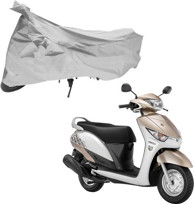 

Purpleheart Two Wheeler Cover for Yamaha(Ray Z, Silver)
